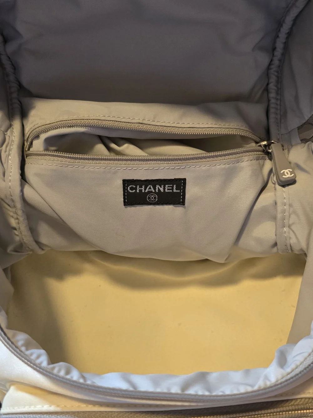 Chanel Authentic Vintage Sport Line Multi-Pocket Tiered Backpack